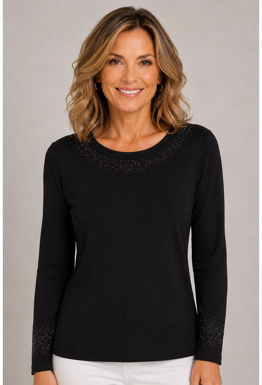 3BLK Knit w/Bling TBC