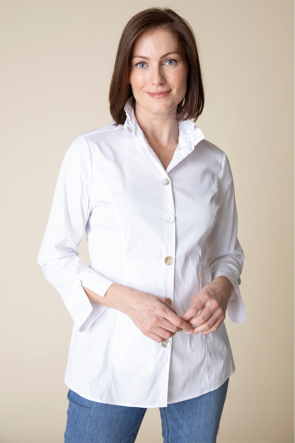 5060 White Collar Tunic HAB