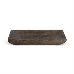 6517 18" Rect. Wood Tray KKI