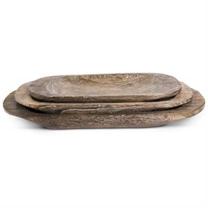 6519 Oval Wood Tray KKI
