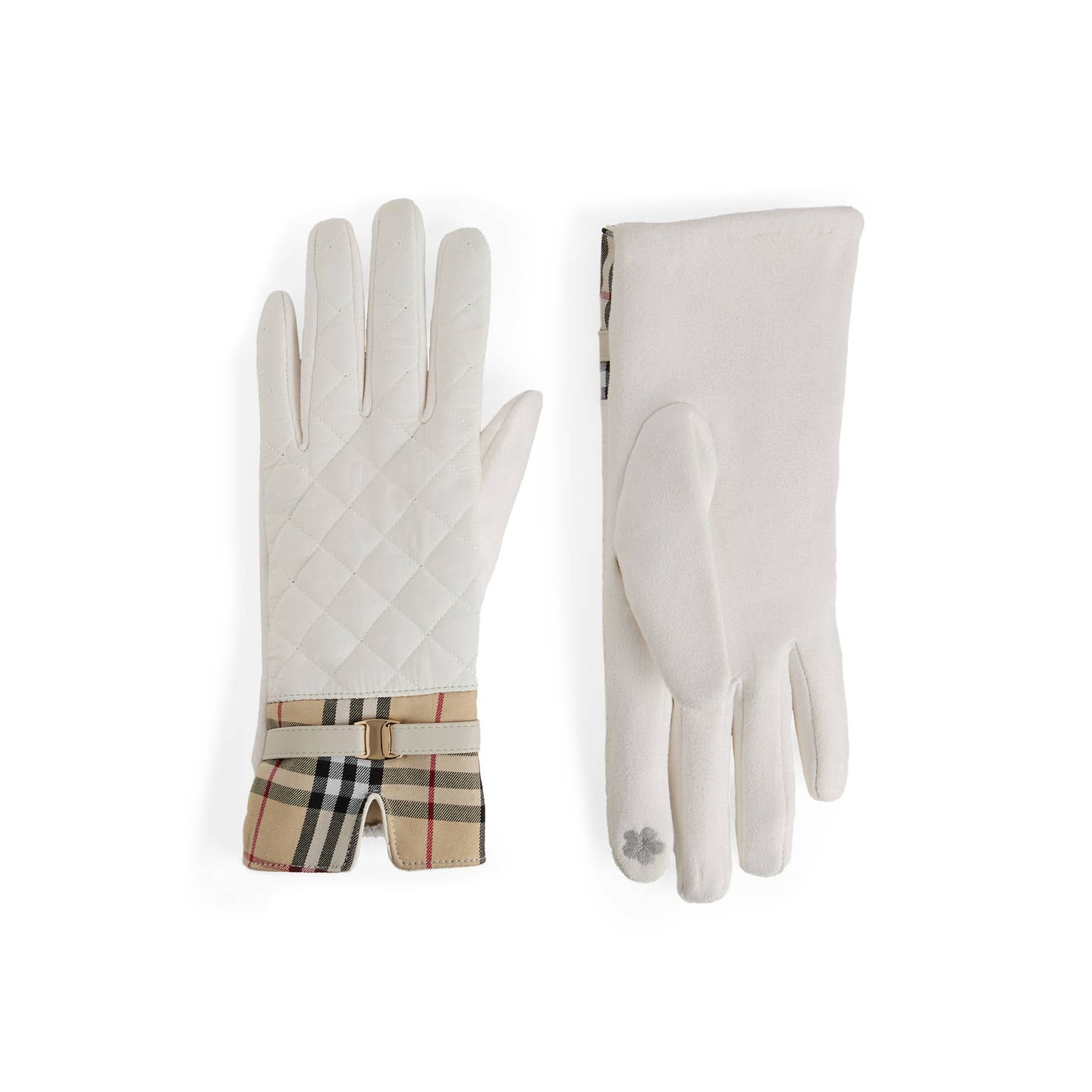 6302 Plaid Puffer Gloves COCO
