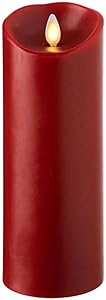 Red Candle Flameless Battery Operated (3'x8')