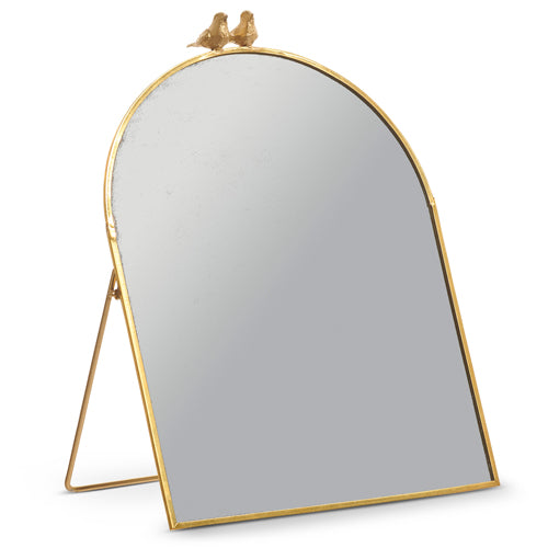 5972 10.5" Gold Bird Mirror RAZ