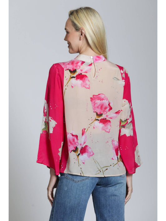 537D Banded Collar Blouse APN