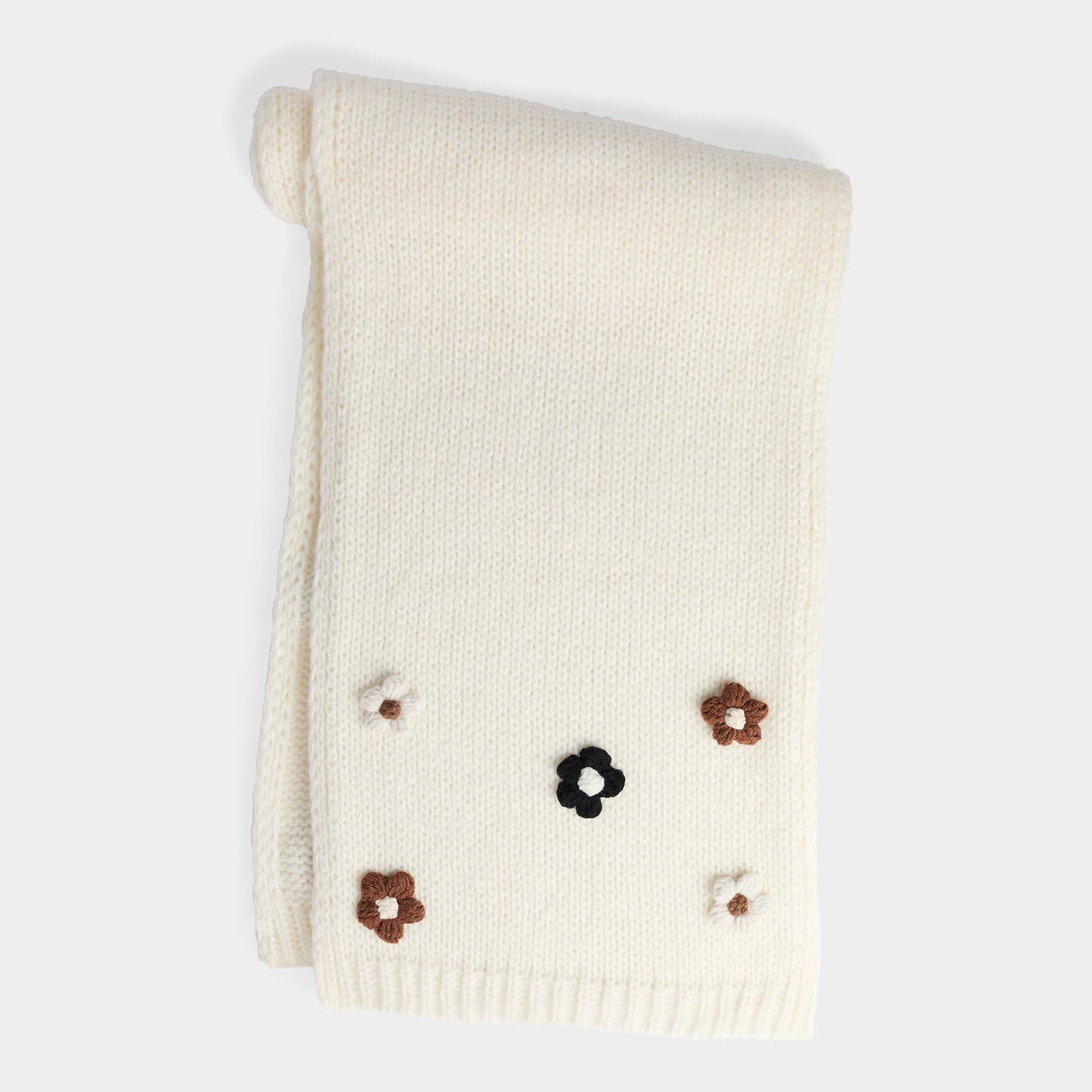 6366 Flower Embelished Scarf COCO