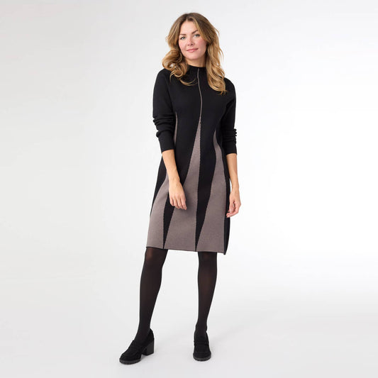 9069 Baby Mock Neck Sweater Dress COCO
