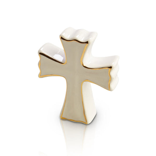 Nora Fleming Mini White Cross NFC