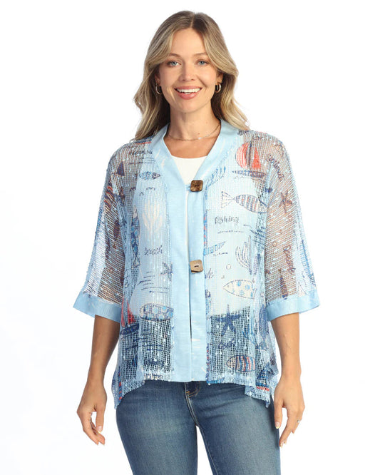 2189 Newport Mesh Cardigan JNJ