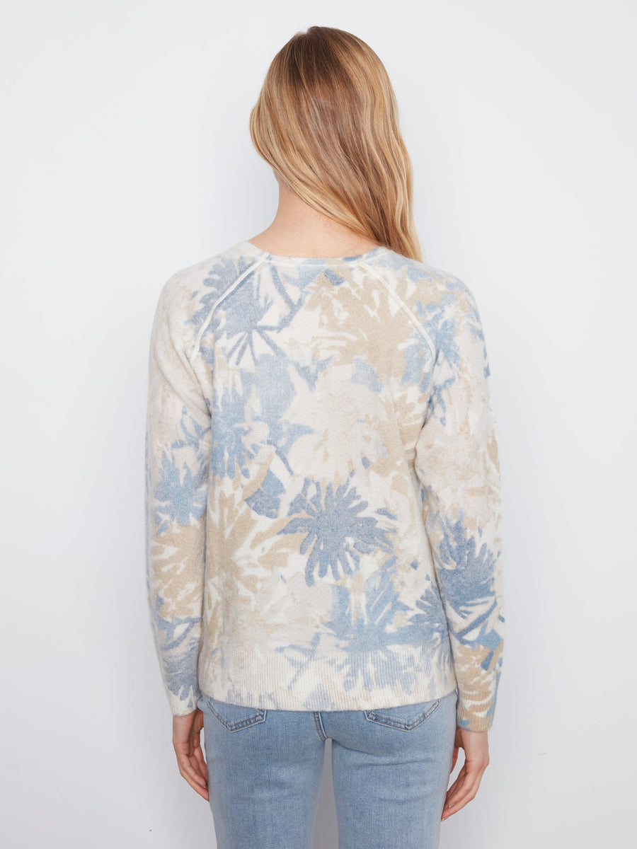 2268 Reversible Print Sweater CWB
