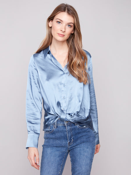 4551 Long Sleeve Twisted Front CWB
