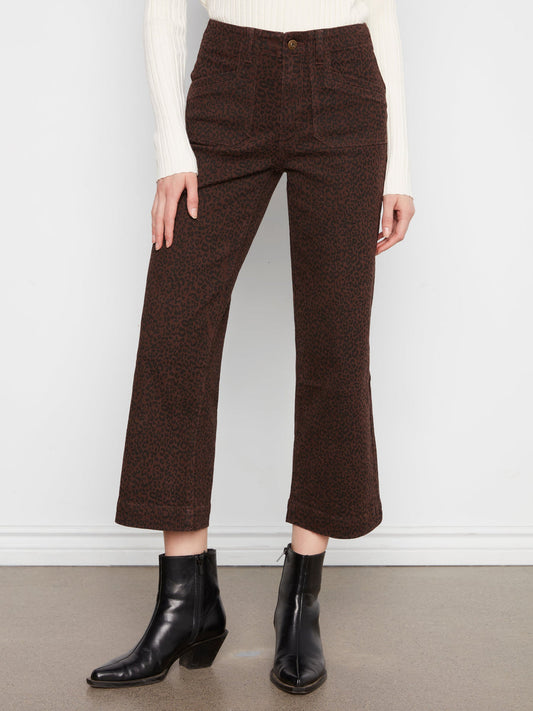 5660 Leopard Print Twill Pant CWB