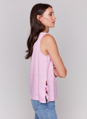 2295 Sleeveless Tank Side Ties CWB