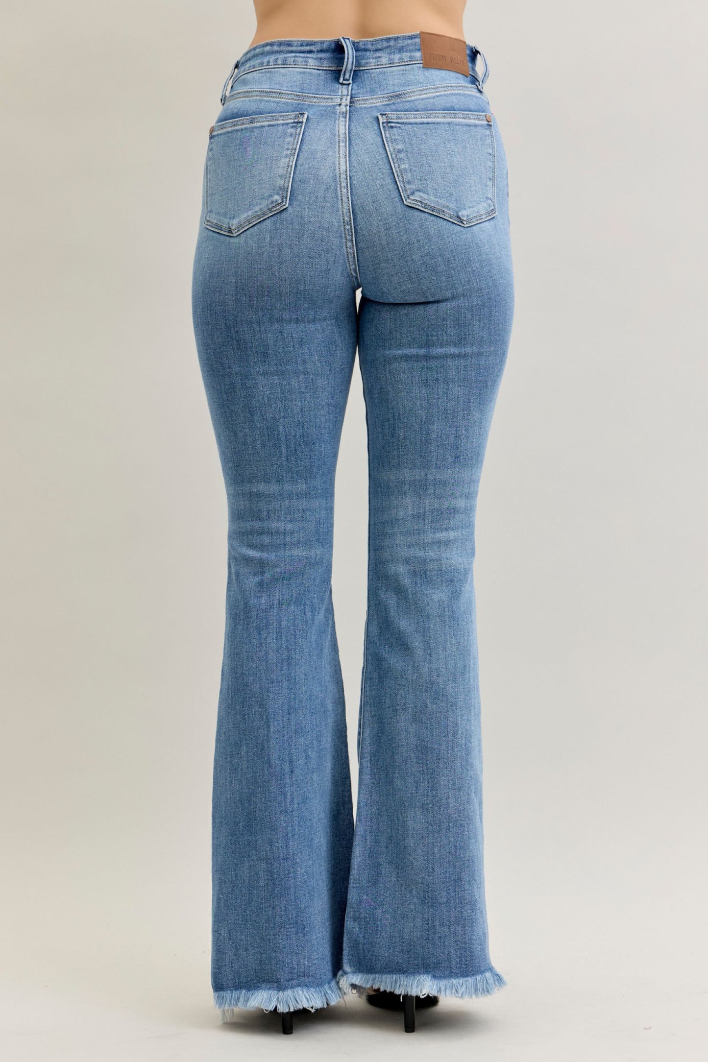 2687 Flare Front Fray Hem JBC