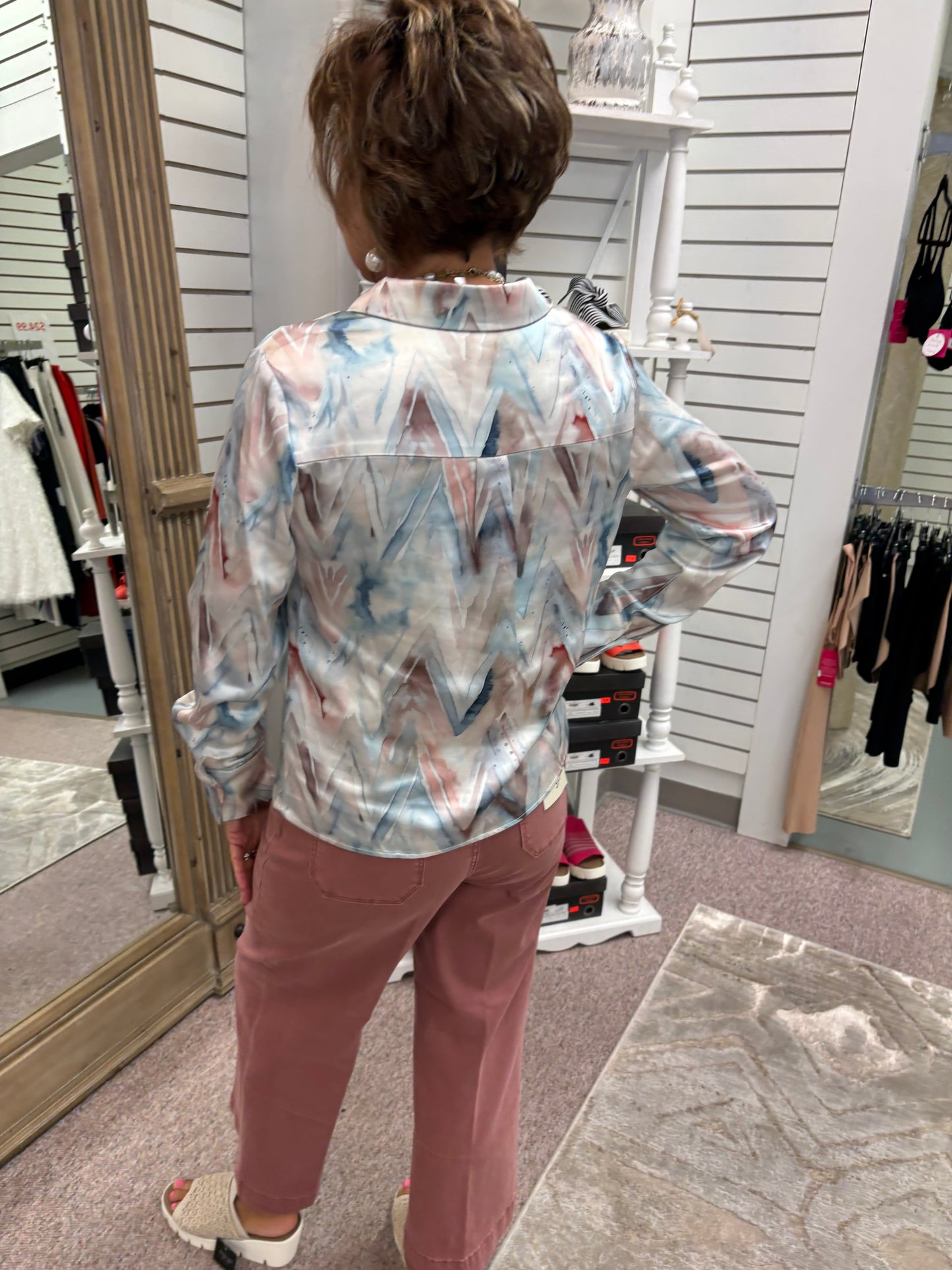 4551 Sleeve Shirt Twisted Front CWB