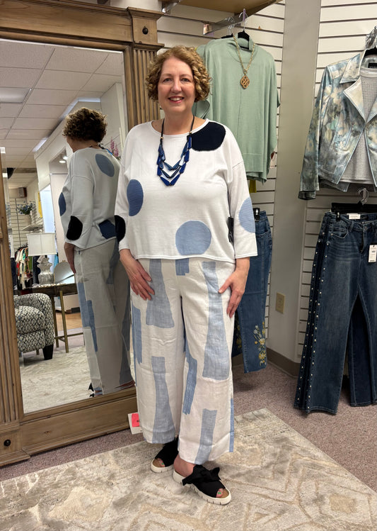 1720 Dot Pullover OLV