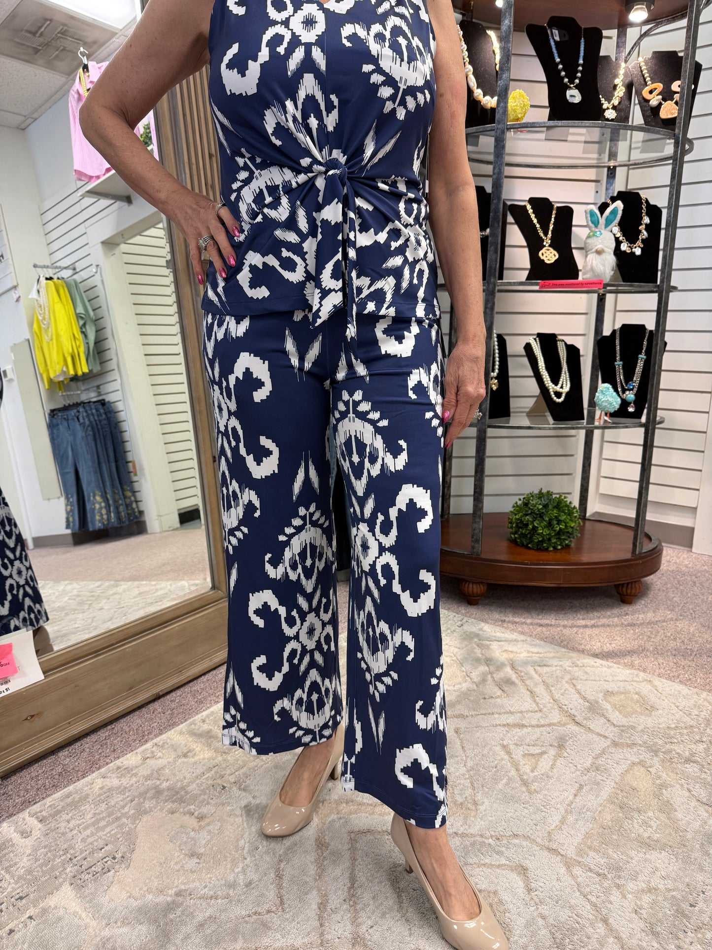 28PP Tile Motif Print Pant CSW