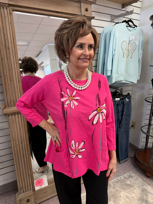 2218 Fuscia Whimsy Tunic JNJ