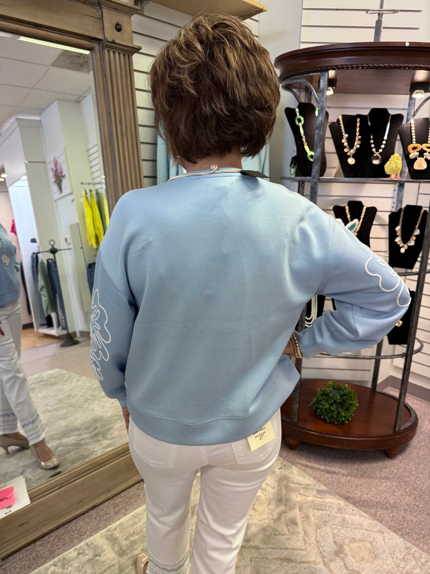 1431 Blue Scuba Top CWB