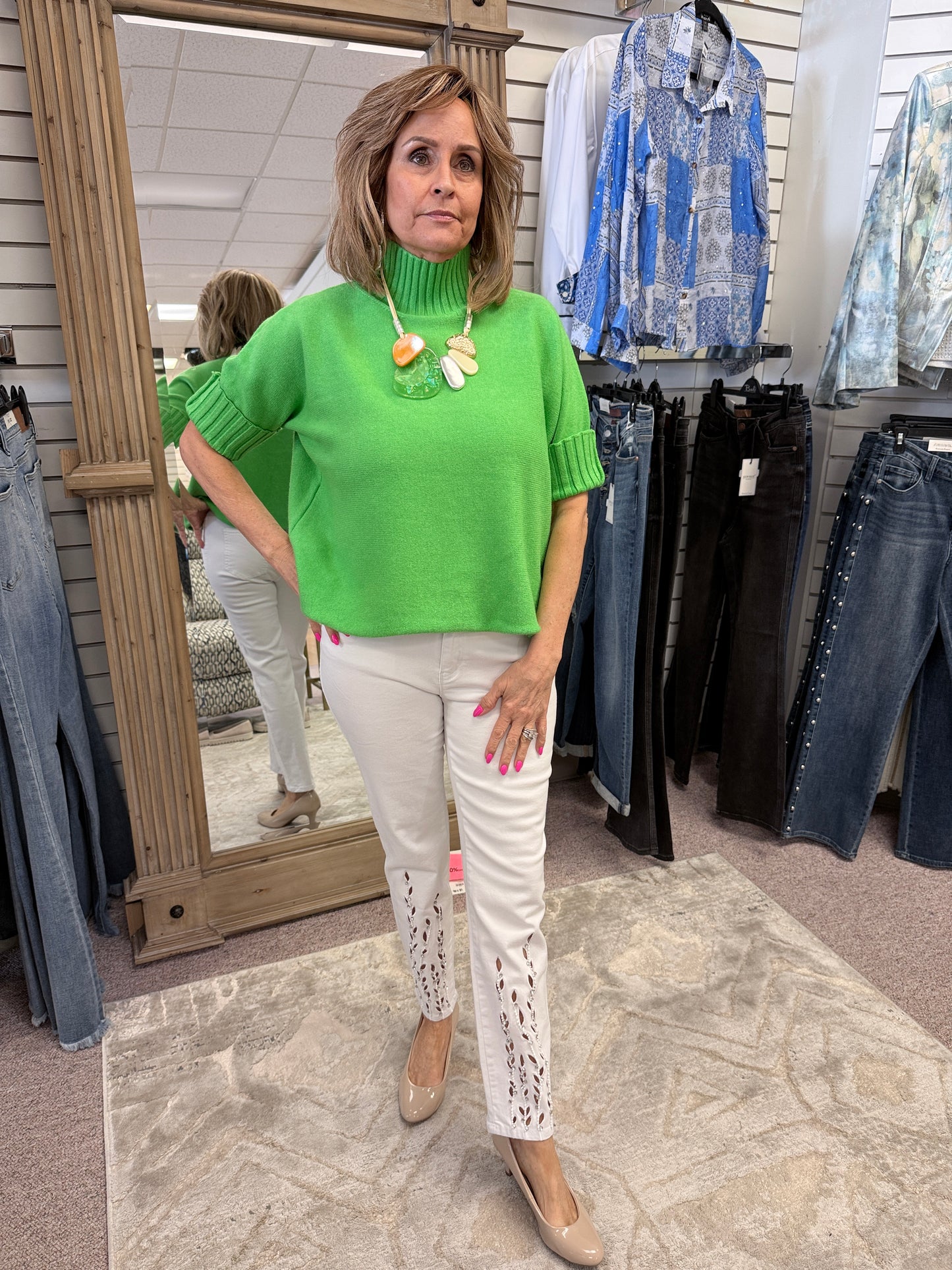 4181 Evergreen Sweater RAIN