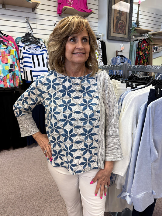 21603 Mix Floral Top HAB