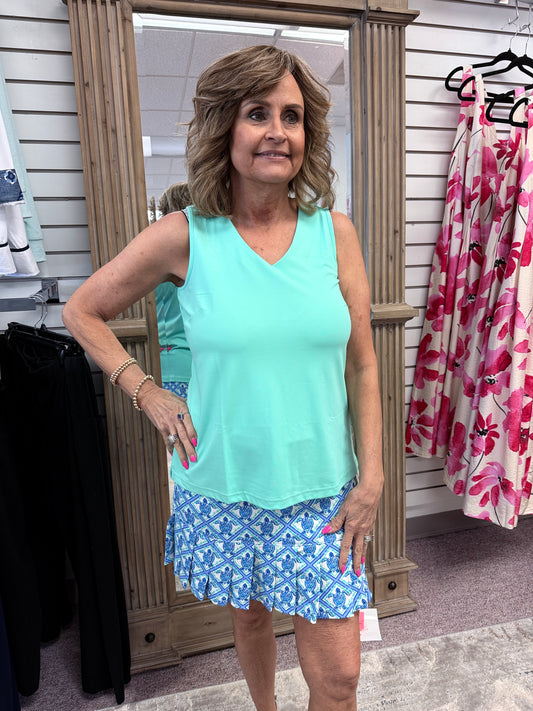 SPX5 SFCL Slv-Less V-Neck LBC