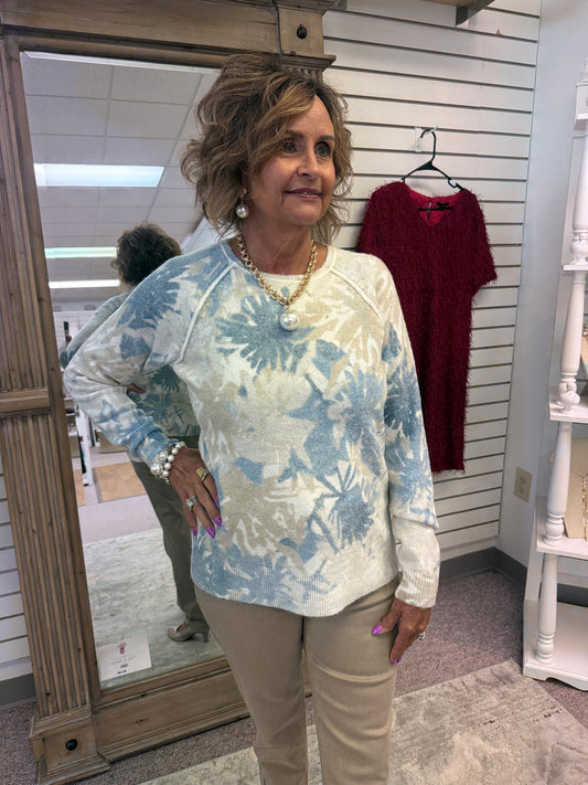 2268 Reversible Print Sweater CWB