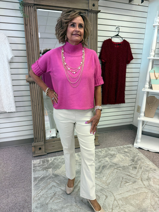 4181 Fuchsia Swing Sweater RAIN