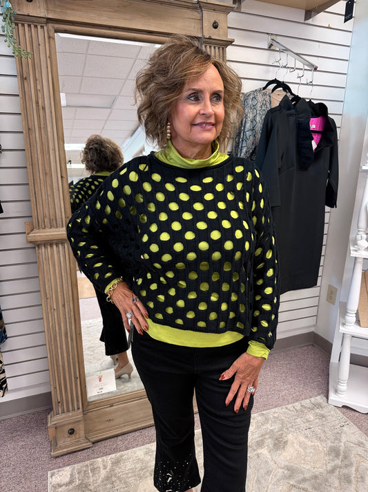 781711 Open Weave Topper OLV
