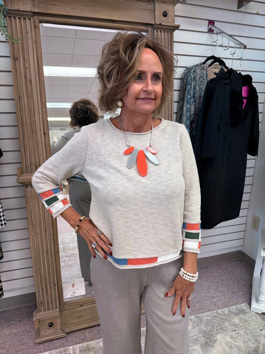 89704 Mosaic Pullover HAB
