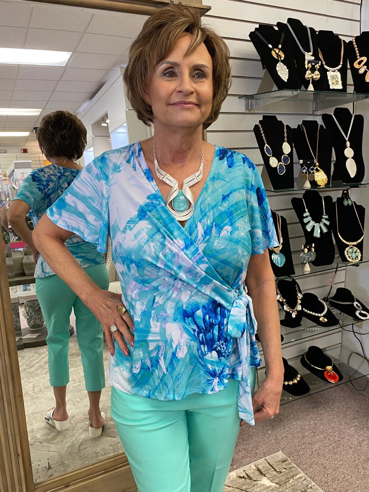 192 Clara Sun Woo Floral Top CSW