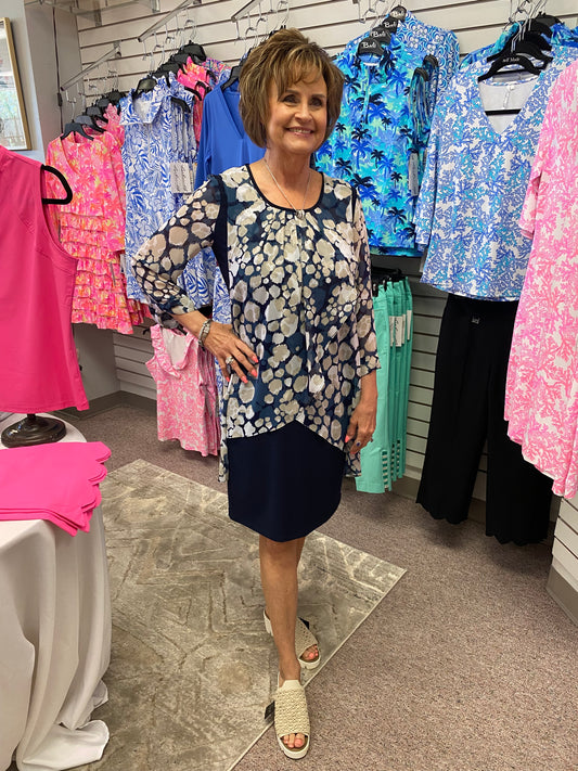 8637 Animal Print Dress BAL