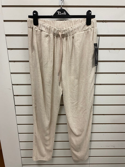 8604 Linen Pant Cream BAL
