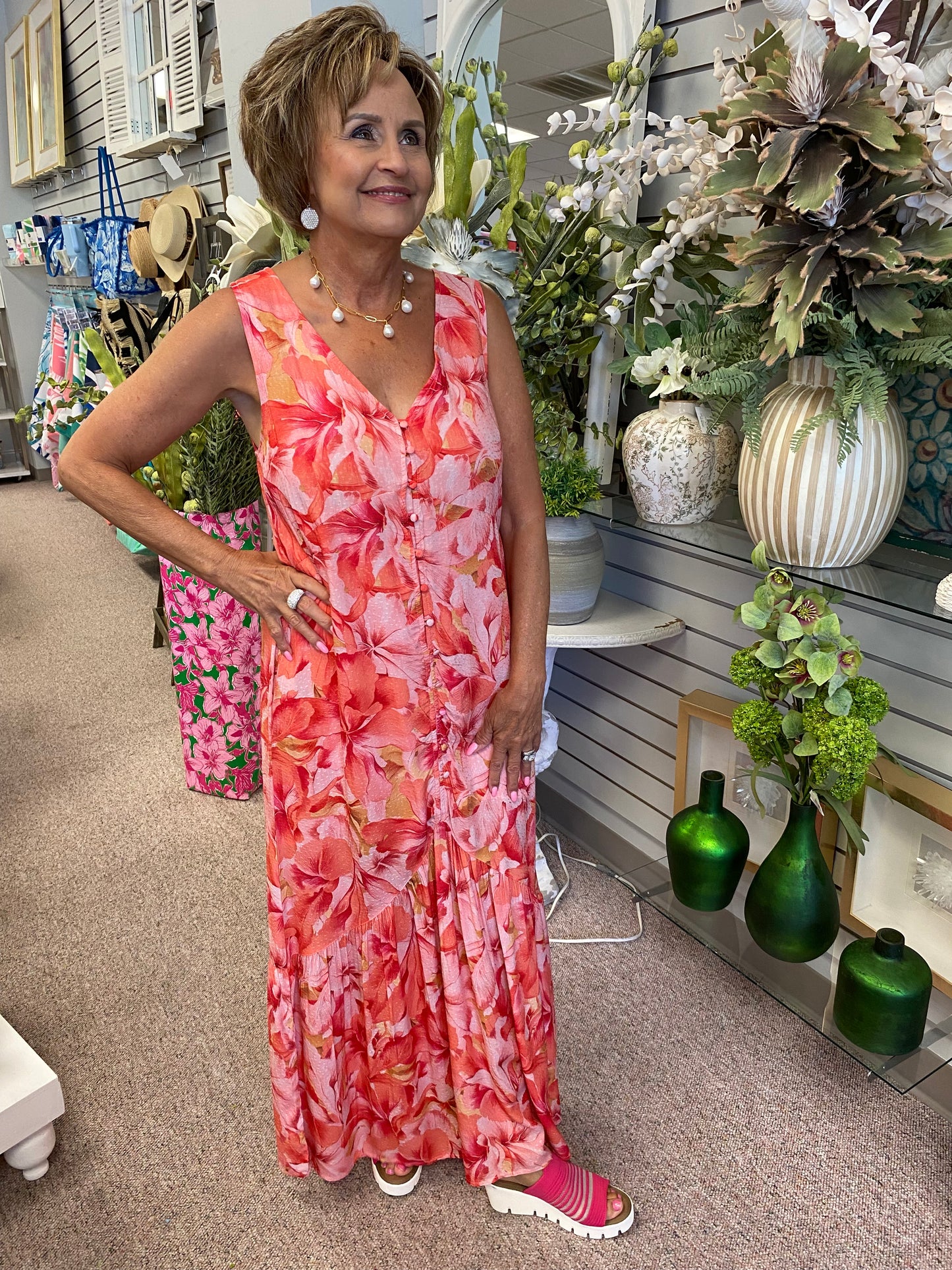 8087 Dress W/Lining HTI