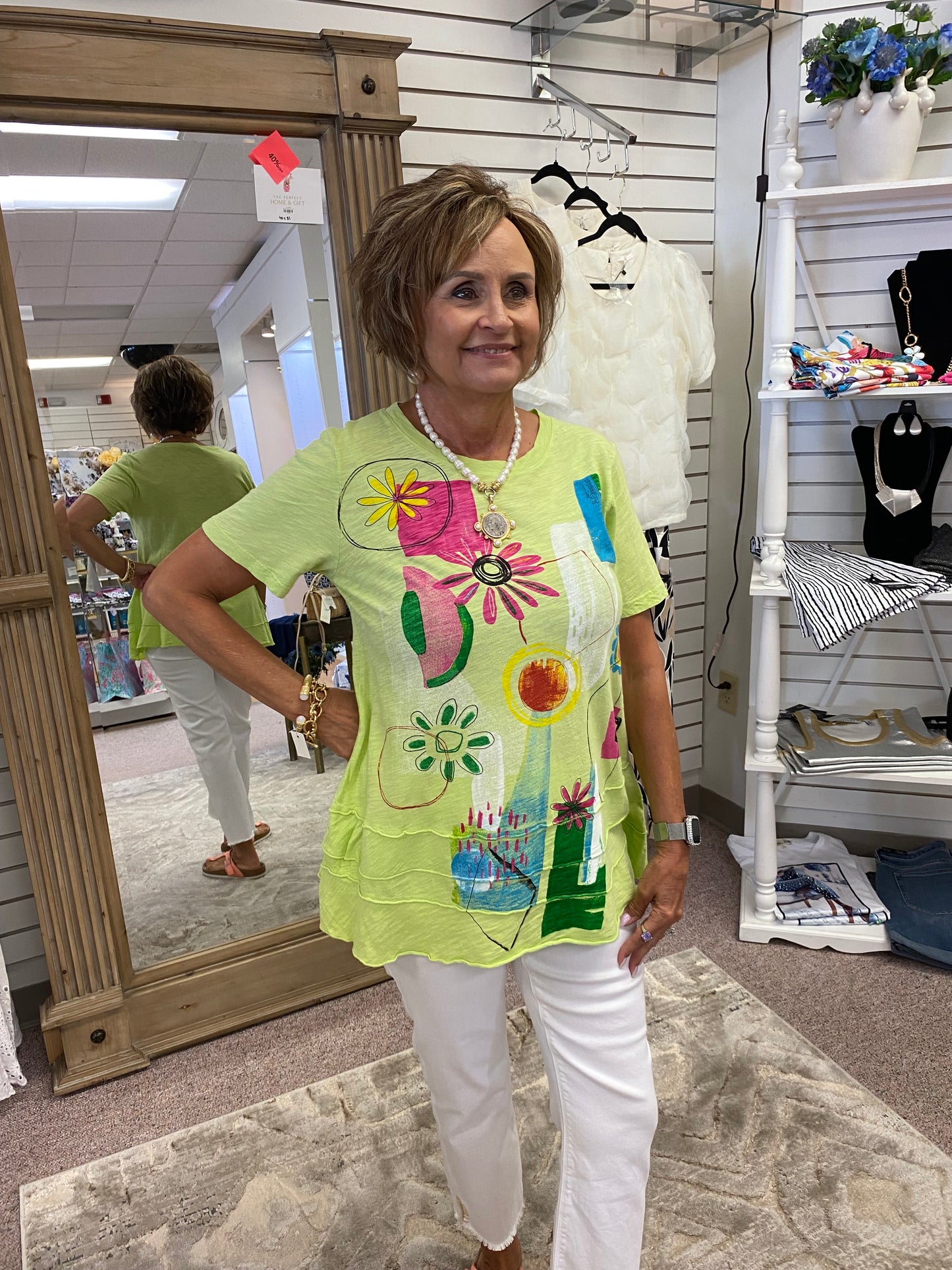 2108 Madison Ruffle Tunic JNJ