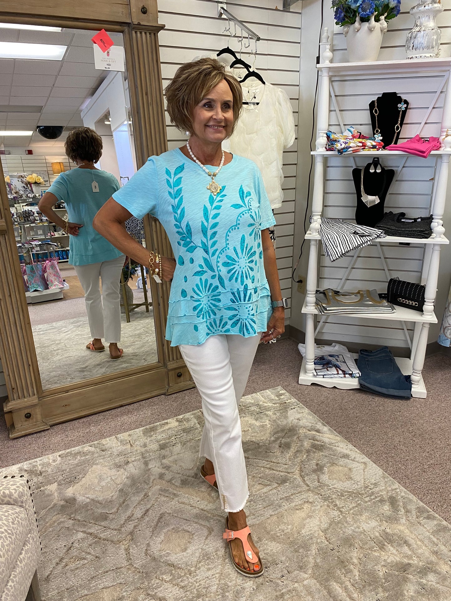 2105 Napoli Ruffle Tunic JNJ