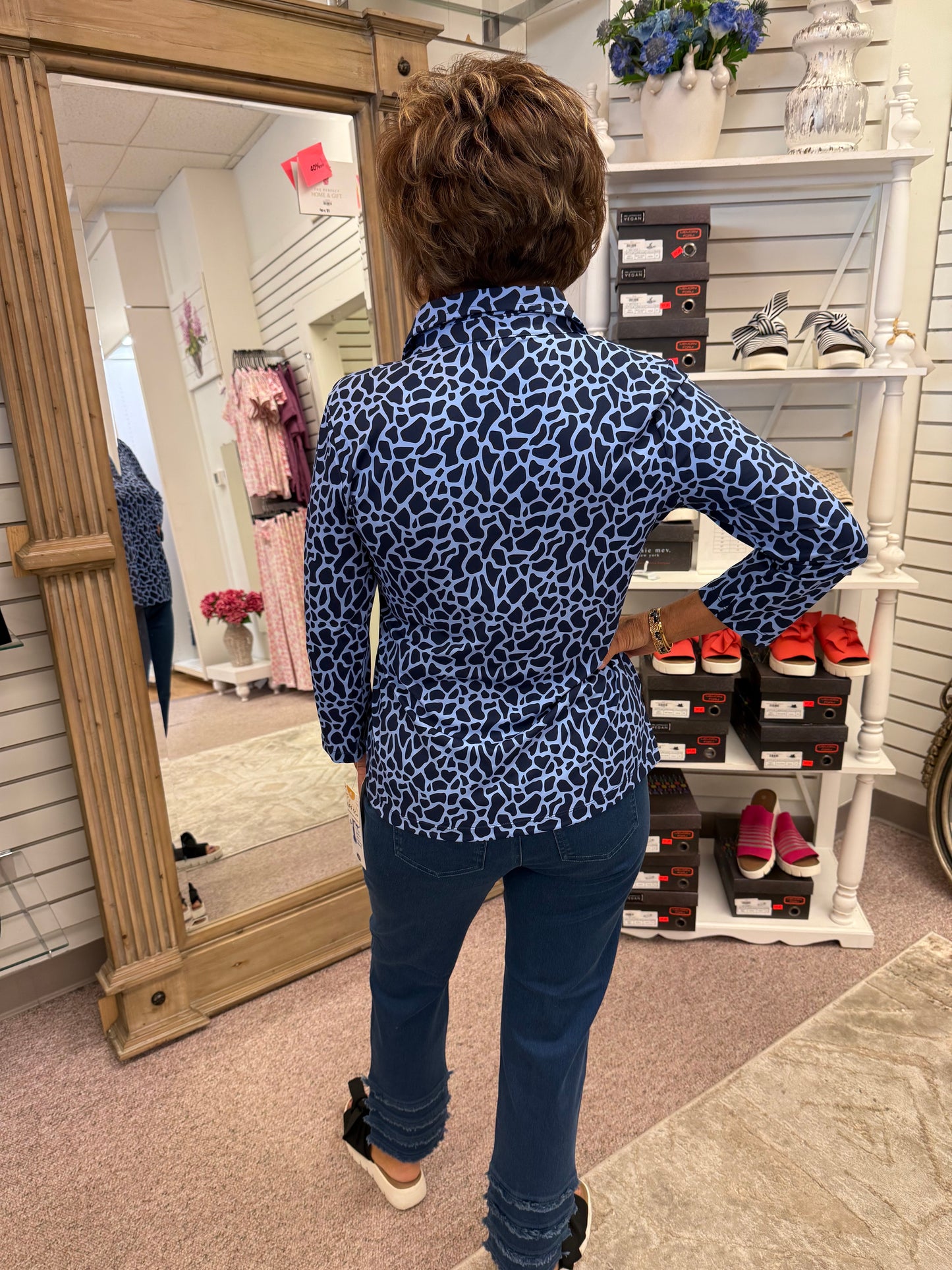 5308 GFPN V-Neck W/Collar LBC