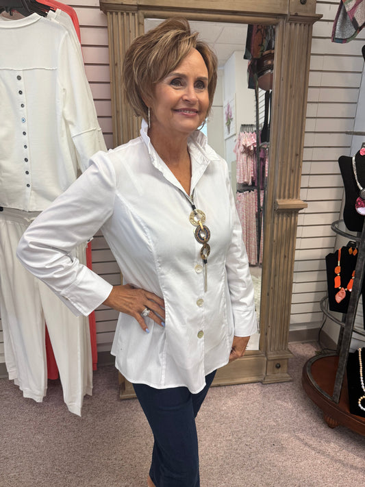 5060 White Collar Tunic HAB