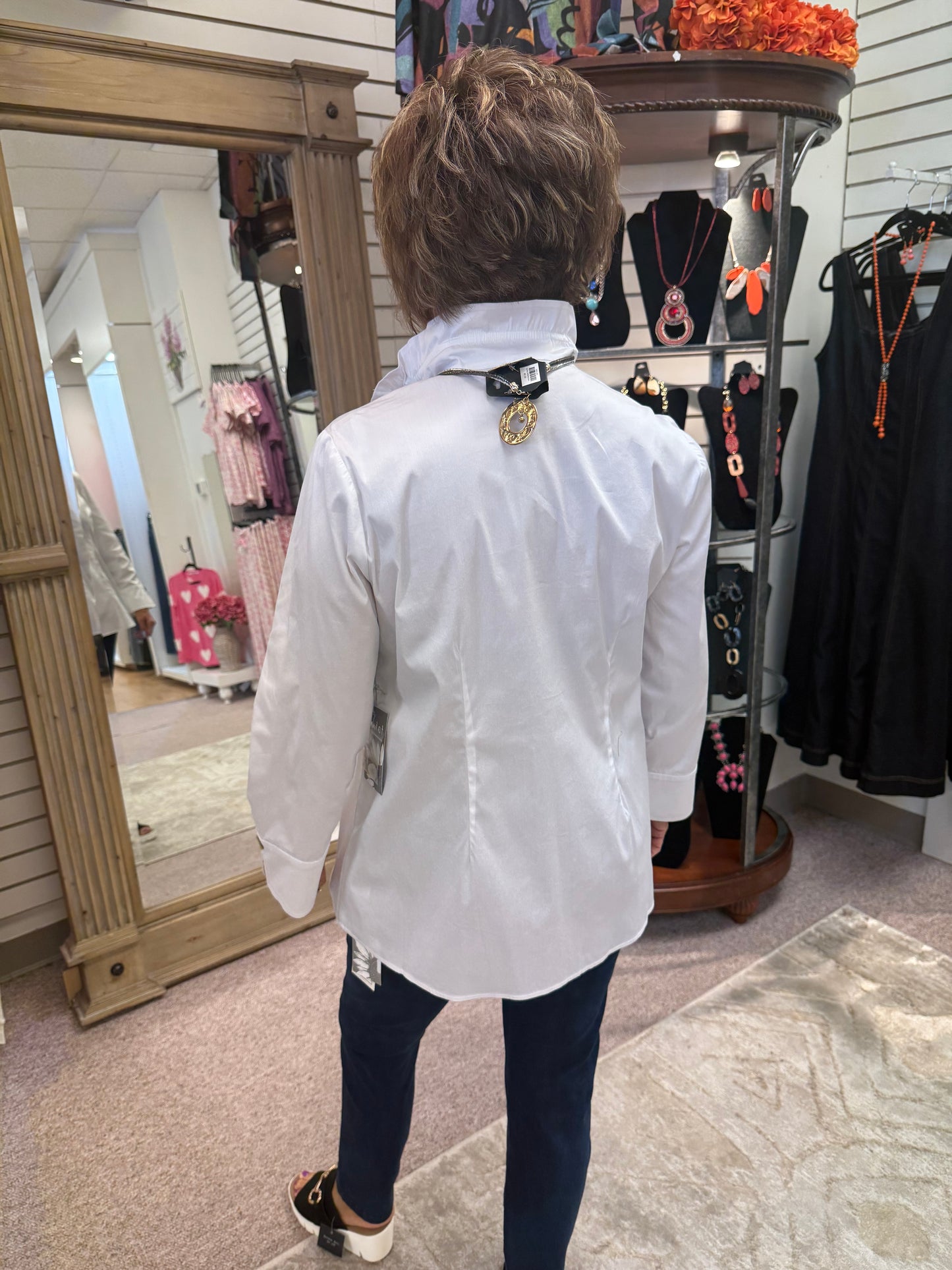 5060 White Collar Tunic HAB