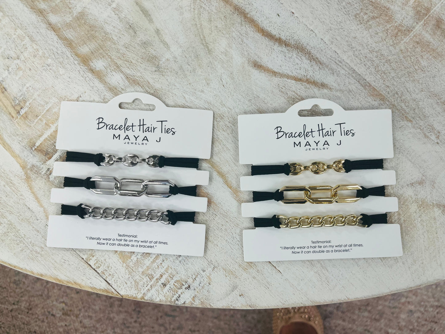 Bracelet hair ties MAY