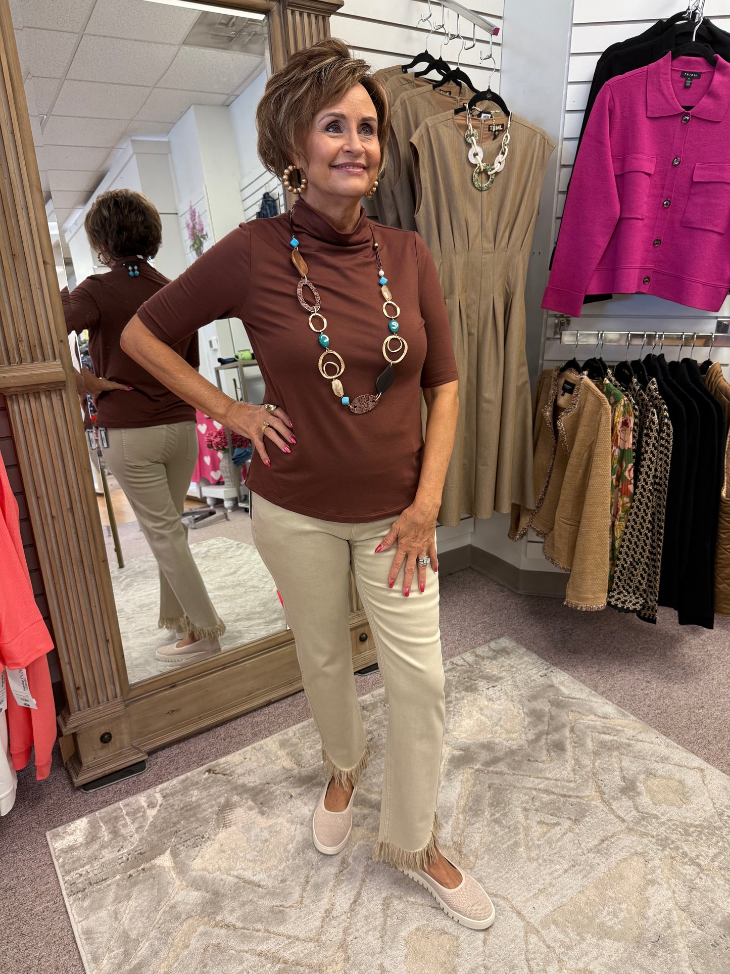 2422 Funnel Neck - Cocoa HTI