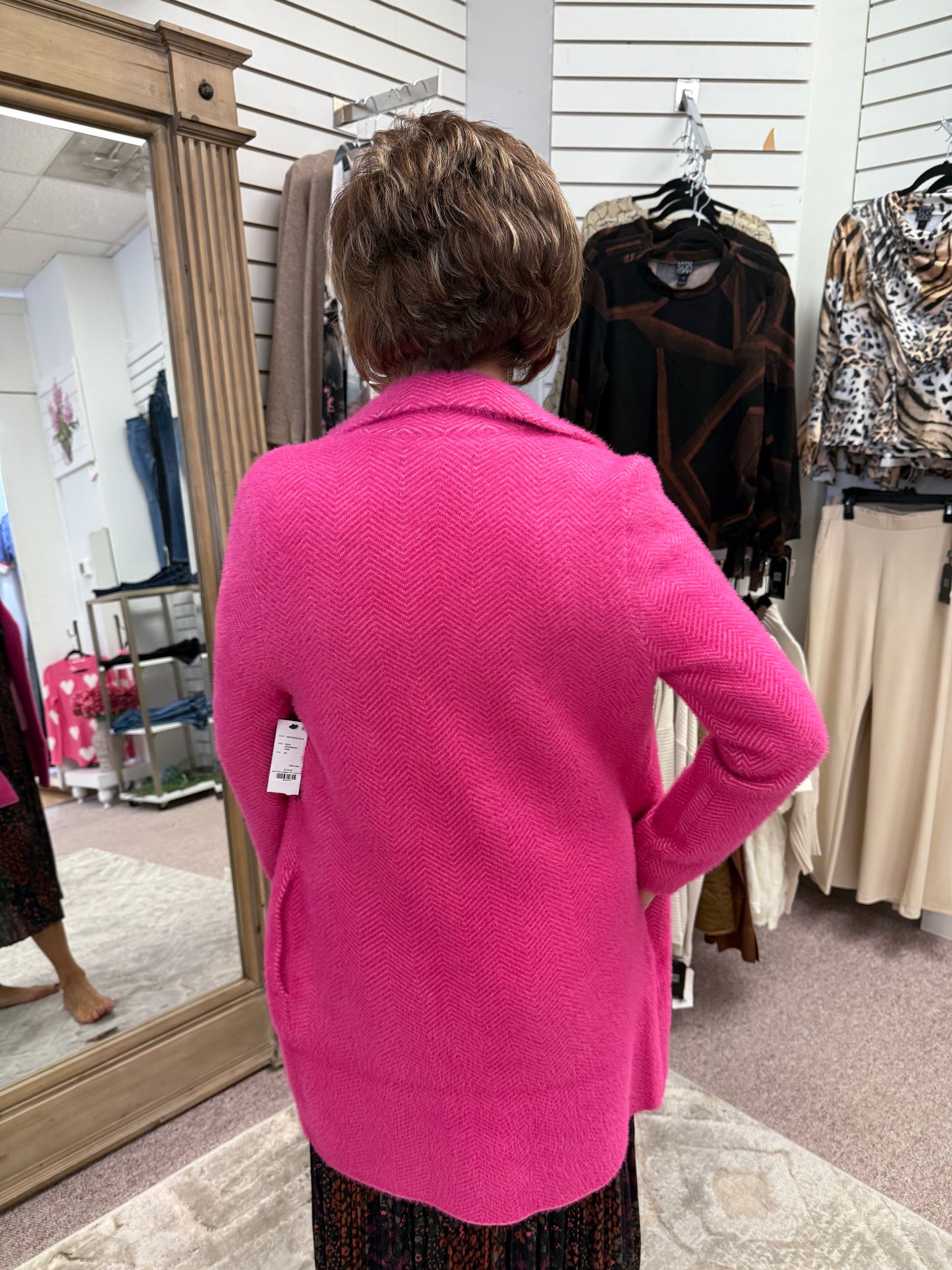 46J4 Pink Coatigan LVP