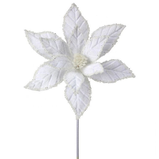 5837 Winter Poinsettia Stem RIB