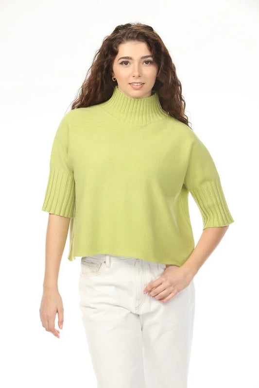 4181 Lime Swing Sweater RAIN
