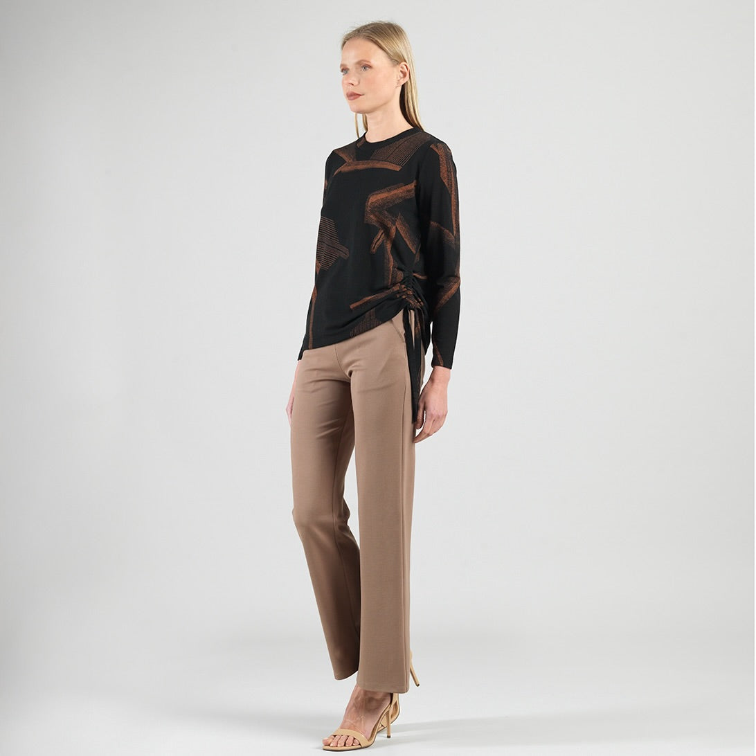 200 Geo Print Pull Tie Top CSW