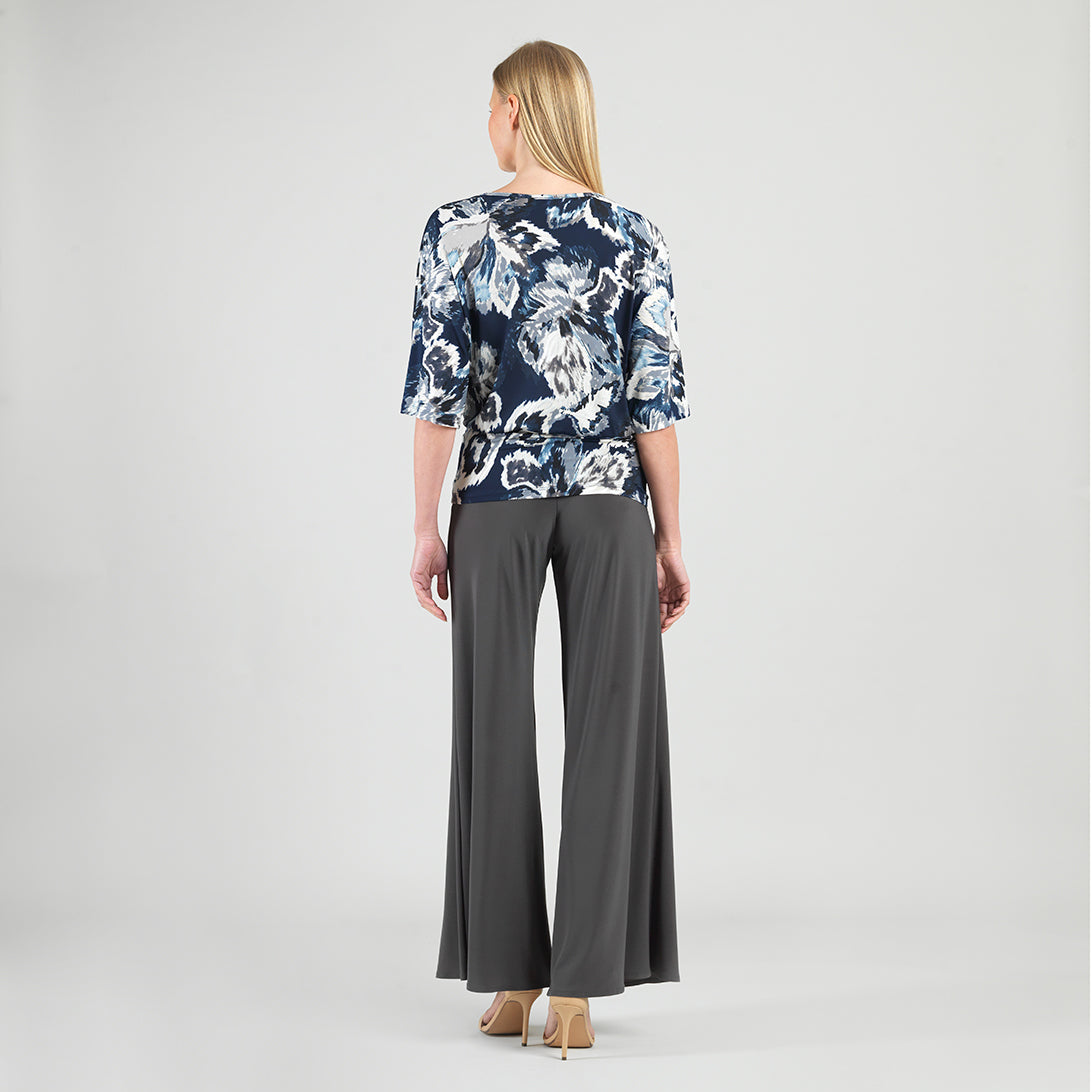 7P35 Navy/Silver Tie Top Clara Sun Woo