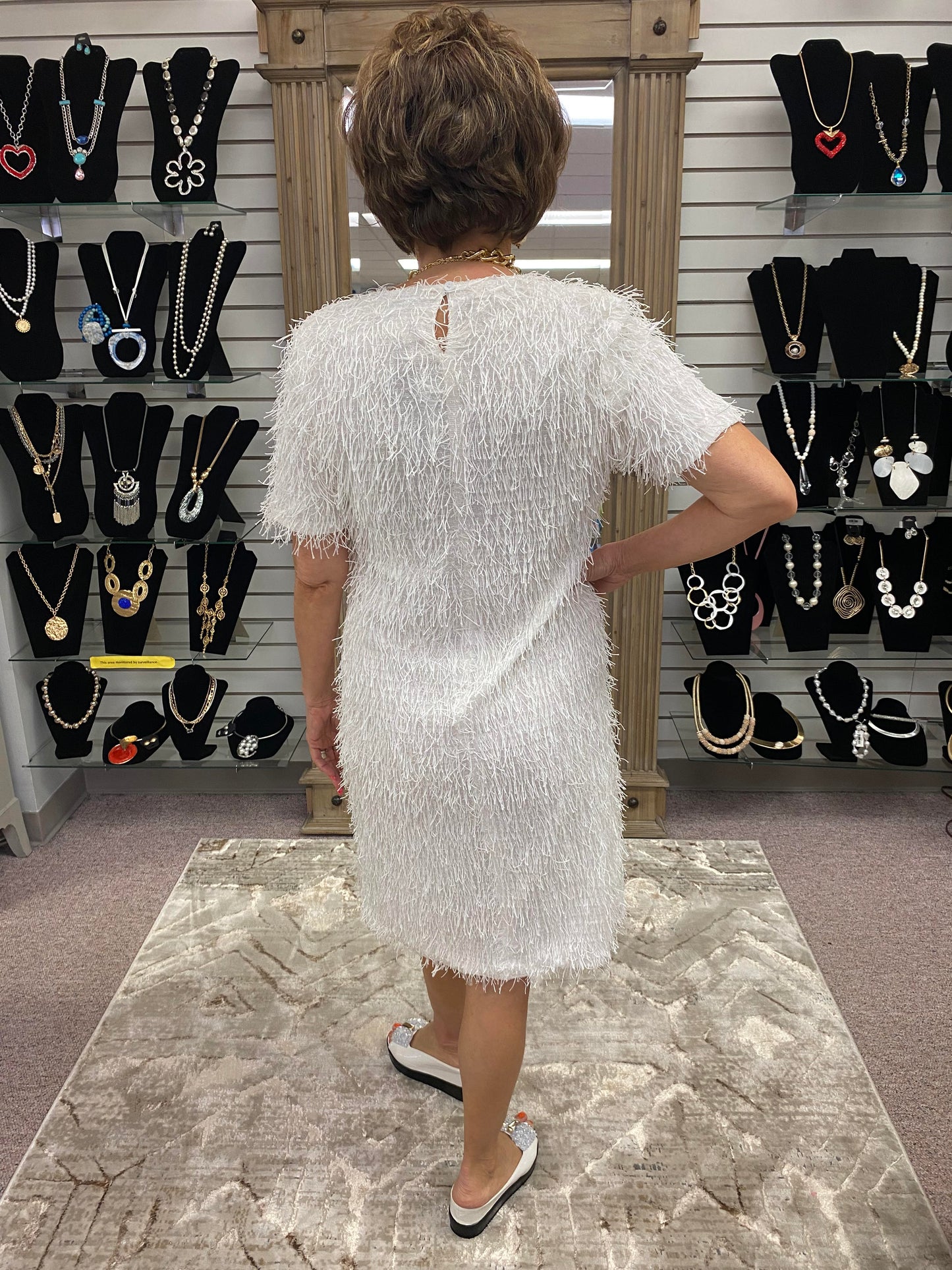 3045 Winna Feather Dress JOH