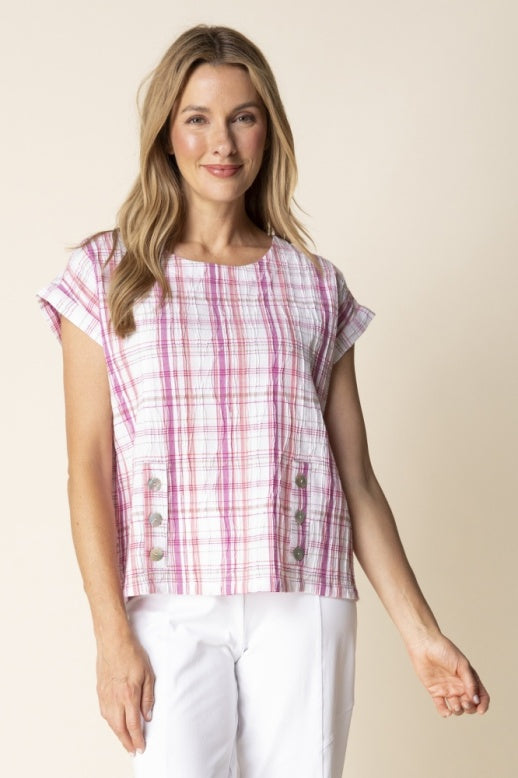 46632 Plaid Pullover HAB