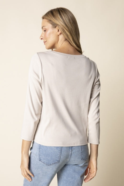 16511 Rib Crew Neck HAB