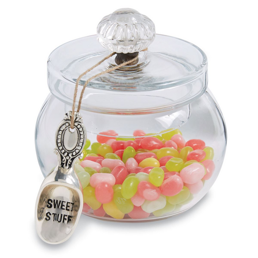 0003 GLASS CANDY JAR SET