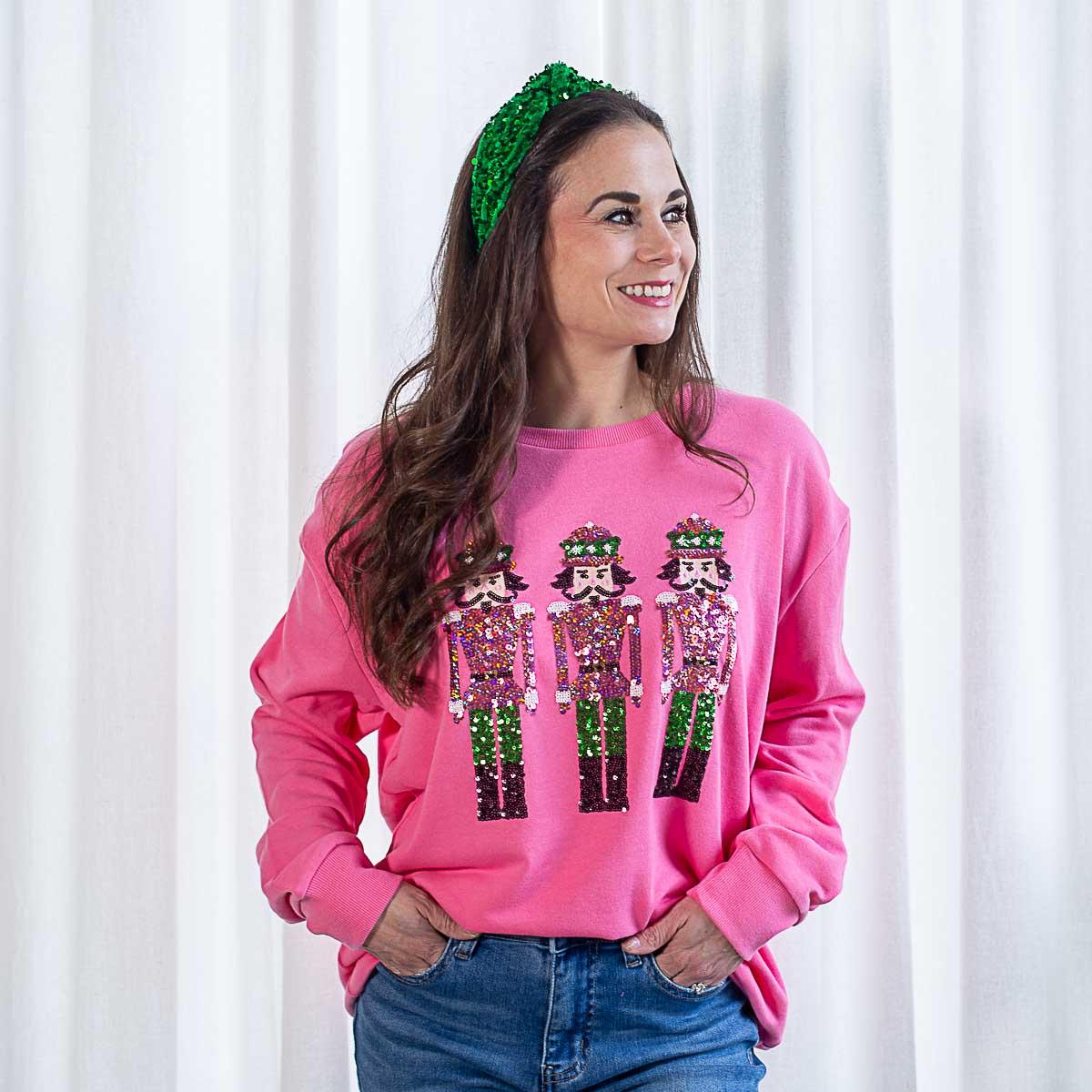 4506 Nutcracker Sequin Sweatshirt TRS